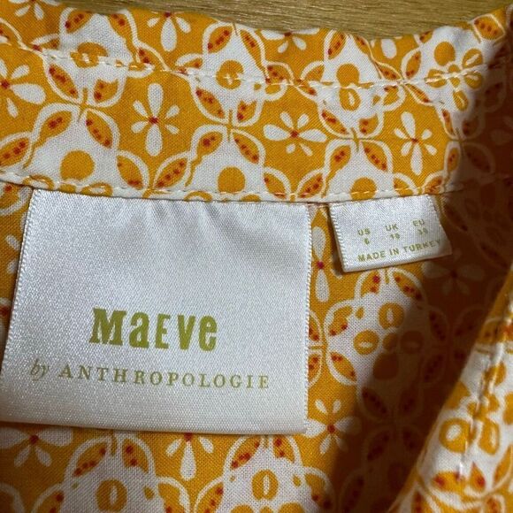 Anthropologie Petrin Maeve blouse size 6 - Picture 4 of 9